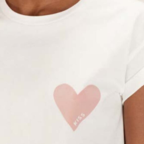 Grace & Mila Paris: Cuffed "KISS" tee - Picture 2 of 4